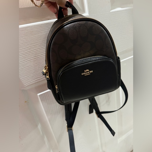 Coach Mini Court Backpack In Signature Canvas like new condition - Picture 8 of 9